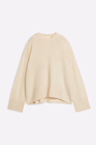 RELAXED CASHMERE-WOOL JUMPER