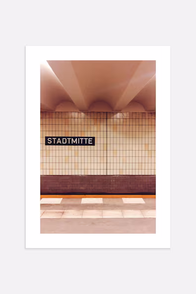 Берлинский плакат STADTMITTE