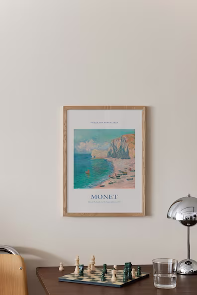 Плакат клода моне 