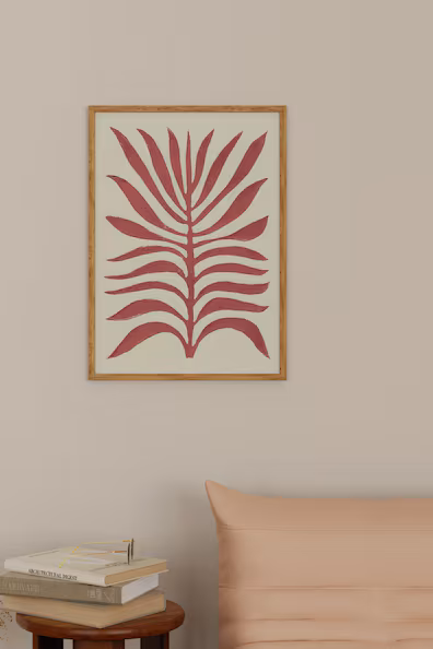 ALISA GALITSYNA - RED BRANCH / LINO PRINT