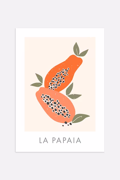 Плакат LA PAPAIA