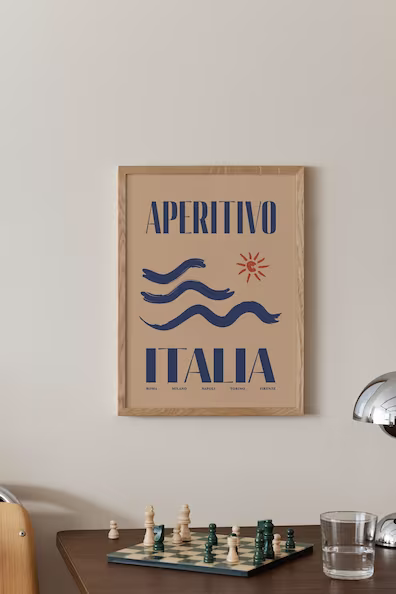 Афиша с аперитивом